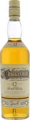 Cragganmore 12yo Old two-part label D. & J. McCallum 40% 700ml