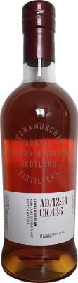 Ardnamurchan AD 12:14 CK.435 Unpeated 1st. fill Spanish Oak Oloroso Sherry 12 Barrels 60.2% 700ml