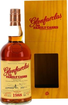 Glenfarclas 1988 The Family Casks Release S18 Refill Sherry Butt #7054 52.4% 700ml