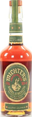 Michter's US 1 Barrel Strength Rye Limited Release Charred White Oak 55% 700ml