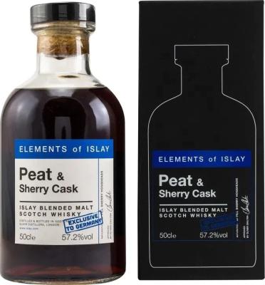 Peat & Sherry Cask Islay Blended Malt Scotch Whisky ElD Elements of Islay Germany Exclusive 57.2% 500ml