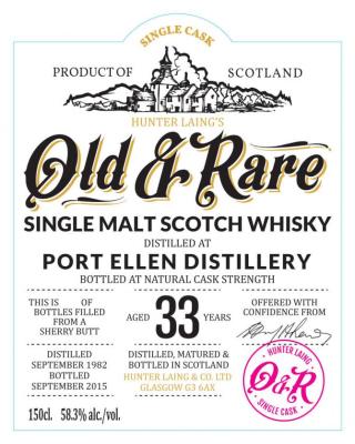 Port Ellen 1982 HL Sherry Cask 58.3% 1500ml