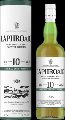 Laphroaig Cask Strength ex-Bourbon Barrels 57.9% 750ml