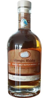 De IJsvogel 4yo Bourbon then wine de Naranja 46% 700ml