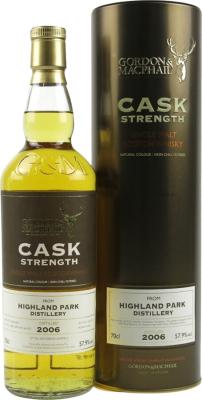 Highland Park 2006 GM Cask Strength 1st Fill Bourbon Barrels 4288, 4290, 4292-93 57.9% 700ml