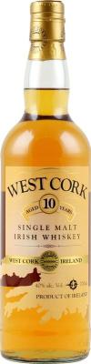 West Cork 10yo Single Malt Irish Whisky 40% 700ml