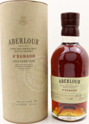 Aberlour A'bunadh batch #34 Spanish Oloroso Sherry Butt 59.5% 700ml
