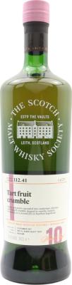 Inchmurrin 2007 SMWS 112.41 Tart fruit crumble 10yo 2nd Fill Charred Hogshead 59.6% 700ml