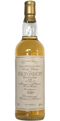 Miltonduff 1989 BMcK The Antique Collection 43% 700ml