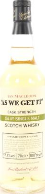 As We Get It NAS IM Islay Single Malt Oak Cask 57.1% 700ml