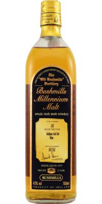 Bushmills 1975 Millennium Malt #141 Mulligans Milan & Walter Tinelli 43% 700ml