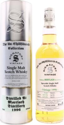 Mortlach 1996 SV The Un-Chillfiltered Collection 188 + 189 46% 700ml