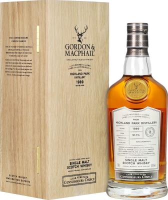 Highland Park 1989 GM Connoisseurs Choice Cask Strength Refill Sherry Butt Batch 19/003 51.1% 700ml