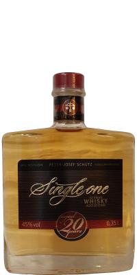 SingleOne 20yo Oak Cask & Sherry Oak Finish 45% 350ml