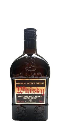 Skotlantilaista Whiskya Neljan Leijonan Whisky Original Scotch Whisky Alko 80 vuotta 40% 500ml