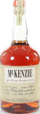 McKenzie 5yo Single Barrel Bourbon Whisky #1285 54.5% 750ml