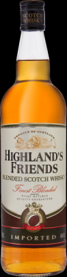 Highland's Friends Blended Scotch Whisky Oak Casks 40% 1000ml