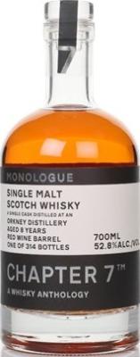 Orkney 2014 Ch7 A Whisky Anthology Monologue Red Wine Barrel 52.8% 700ml