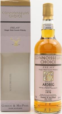 Ardbeg 1976 GM Connoisseurs Choice Refill American Hogsheads 43% 700ml