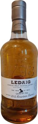 Ledaig 2012 Hand Filled Distillery Exclusive Bourbon Barrel 60.1% 700ml