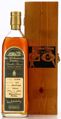 Bushmills 1976 Single Barrel 20th Anniversary Downtown Radio 60% 700ml