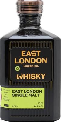 East London Single Malt see note 48% 700ml