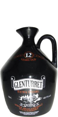 Glenturret 12yo Extra Special Black Ceramic Jug 45.7% 750ml