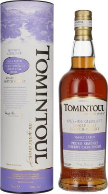 Tomintoul Pedro Ximenez Sherry Small Batch ex-Bourbon Pedro Ximenez Sherry Finish 40% 700ml