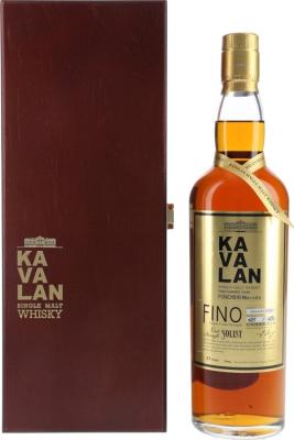 Kavalan Solist Fino Wooden Box S060814022 57% 700ml