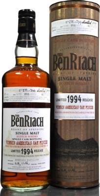 BenRiach 1994 Single Cask Bottling Pedro Ximenez Sherry Hogshead #2995 Premium Spirits Belgium 50.9% 700ml