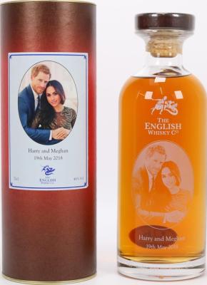 The English Whisky Harry and Meghan Royal Range 46% 700ml