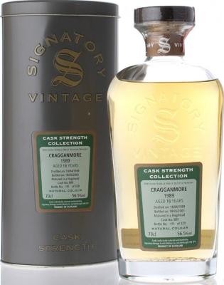 Cragganmore 1989 SV Cask Strength Collection 16yo 56.5% 700ml