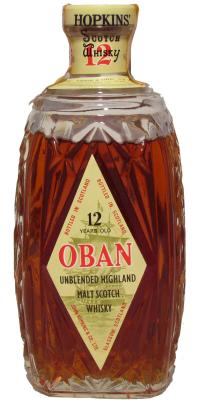 Oban 12yo Unblended Highland Malt Scotch Whisky 40% 750ml