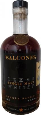 Balcones Texas Single Malt Whisky American Oak #16541 59.5% 750ml