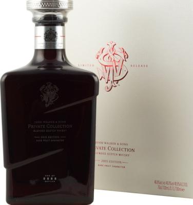John Walker & Sons Private Collection 2015 Edition Rare Fruit Character 46.8% 700ml
