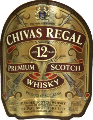 Chivas Regal 12yo 40% 1000ml