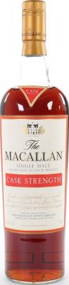 Macallan Cask Strength Sherry Oak Casks from Jerez 58.5% 750ml