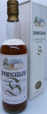 Springbank 1966 Distillery Picture Label 46% 700ml