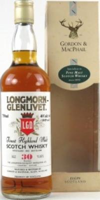 Longmorn GM Licensed Bottling 30yo 40% 750ml