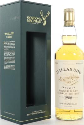 Dallas Dhu 1980 GM Oak cask 43% 750ml