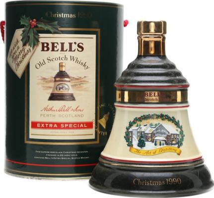 Bell's 8yo Christmas 1990 Decanter Limited Edition 43% 750ml