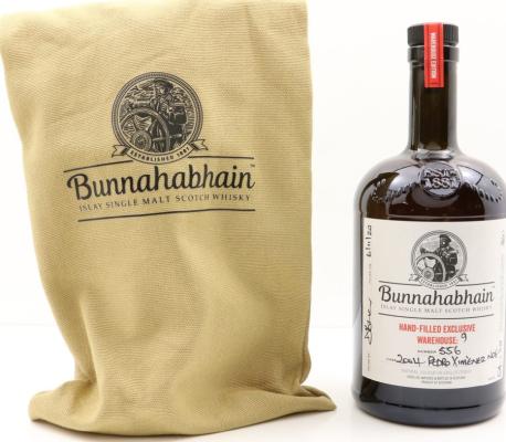 Bunnahabhain 2004 Warehouse 9 Hand-Filled Exclusive Pedro Ximenez Noe #556 54.1% 700ml