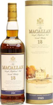 Macallan 1985 Sherry Oak Casks 43% 750ml