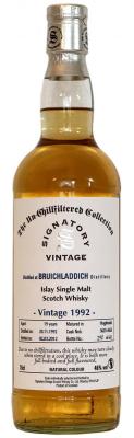 Bruichladdich 1992 SV The Un-Chillfiltered Collection 3623 + 26 46% 700ml