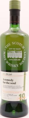 Laphroaig 1998 SMWS 29.243 A remedy for the soul Refill Ex-Bourbon Hogshead 58.4% 700ml