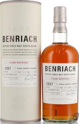 BenRiach 2007 Pedro Ximenez Puncheon #3944 56.2% 700ml