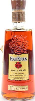 Four Roses 9yo Private Selection OBSK Charred New American Oak Barrel 63-4J Whole Foods Market NorCal 59.8% 750ml