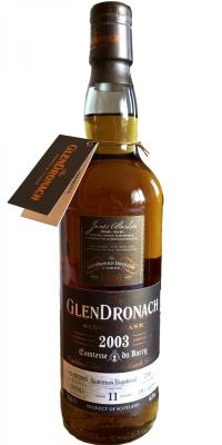 Glendronach 2003 Single Cask Sauternes Hogshead #2543 Comtesse du Barry 46% 700ml