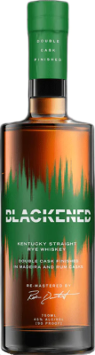 Blackened Double Cask Finished Kentucky Straight Rye Whisky Madeira and Rum Finish 45% 750ml