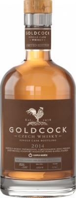 Gold Cock 2014 Single Cask Bottling Kapka nadeje 58.6% 700ml